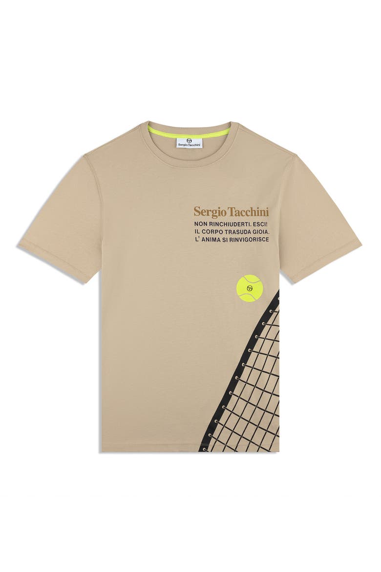 Netto T-Shirt, Alternate, color, HUMUS