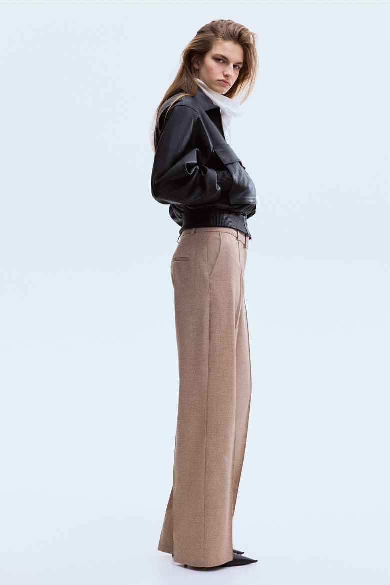 Belted Dress Pants, Alternate, color, Beige