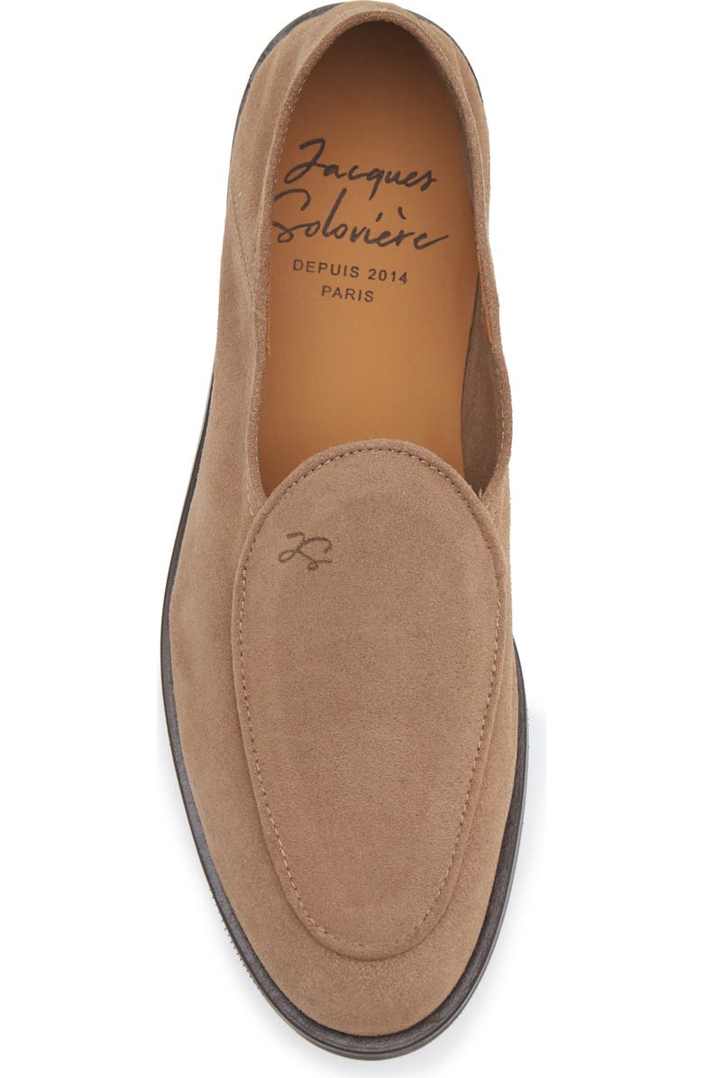 JACQUES SOLOVIERE Chris Convertible Loafer, Alternate, color, Earth Suede