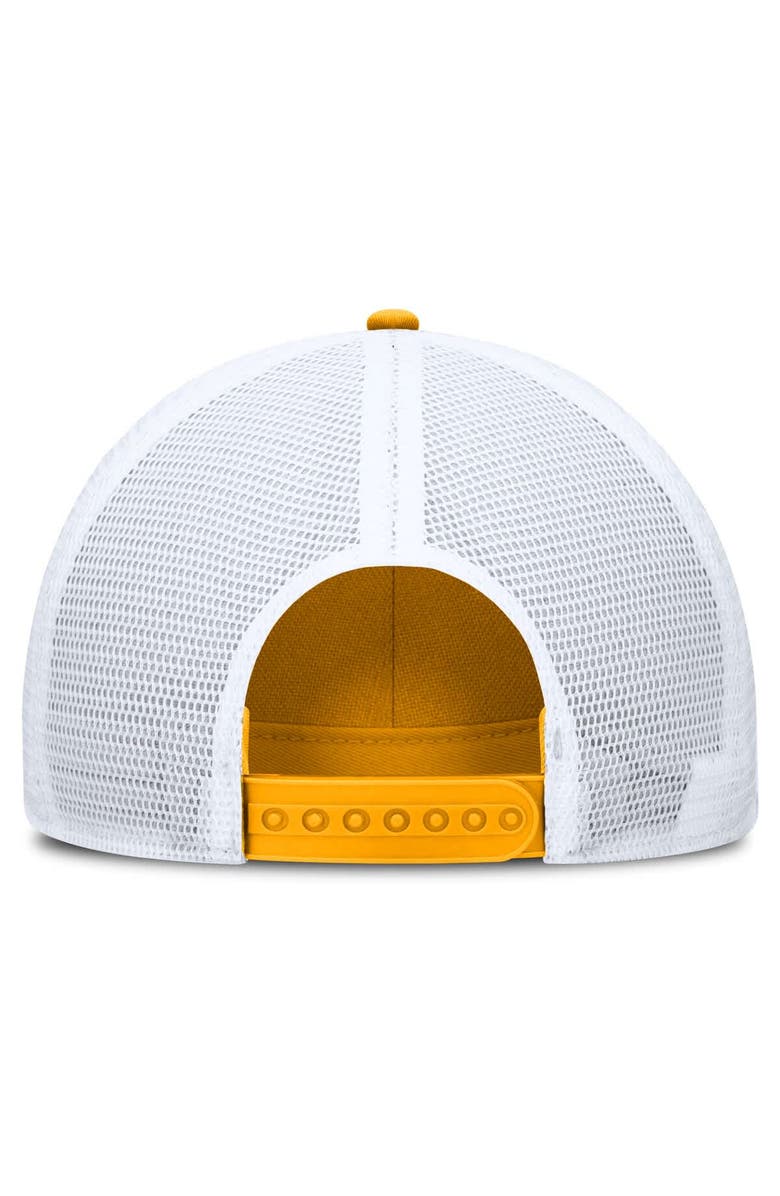 Nike Men's Nike Gold/White Iowa Hawkeyes 2025 On-Field Rise Engineered Trucker Adjustable Hat, Alternate, color, Gold