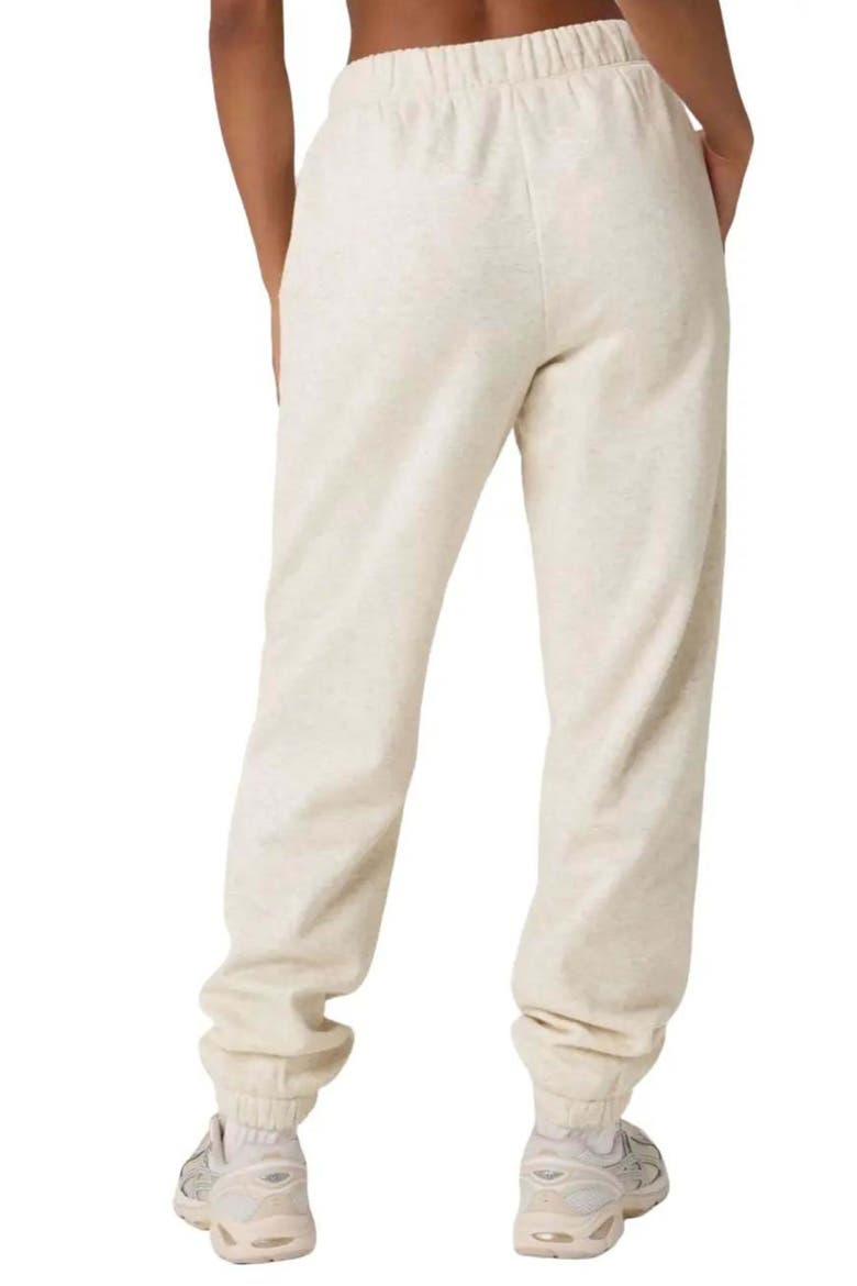 Cozy Fleece Go-To Sweatpant, Alternate, color, Bone Heather