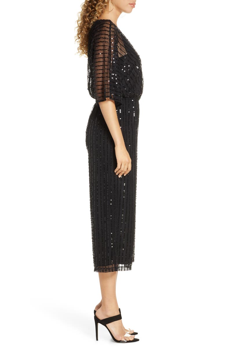 BB Dakota by Steve Madden BB Dakota She's Sparkling Sequin Beaded Jumpsuit, Alternate, color, 