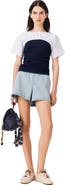 maje Pleated jersey top