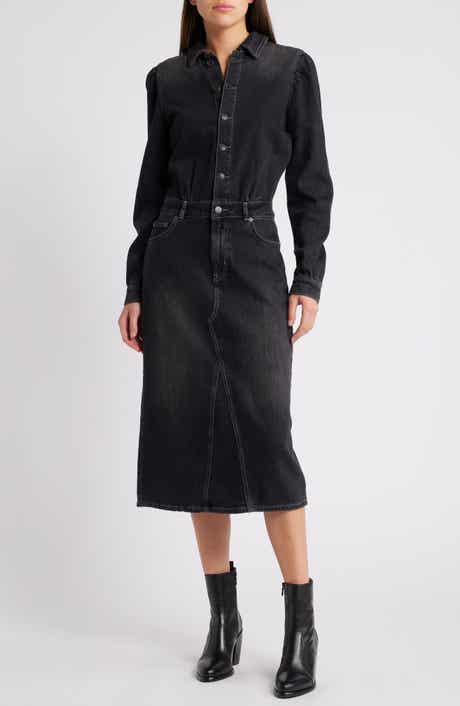 Rails Beverly Long Sleeve Denim Shirtdress