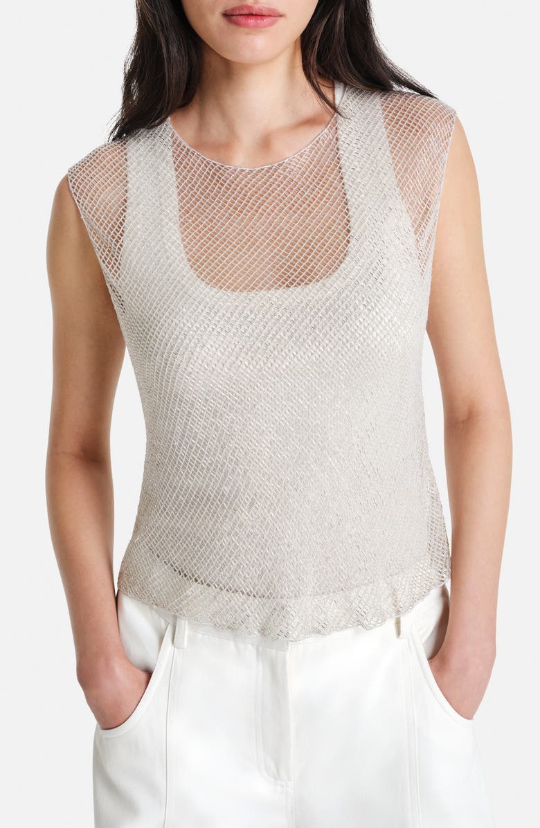TWP Chloe Sheer Mesh Tank, Main, color,