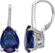 FZN Simulated Stone Drop Earrings