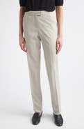 Lafayette 148 New York Irving Straight Leg Stretch Wool Pants