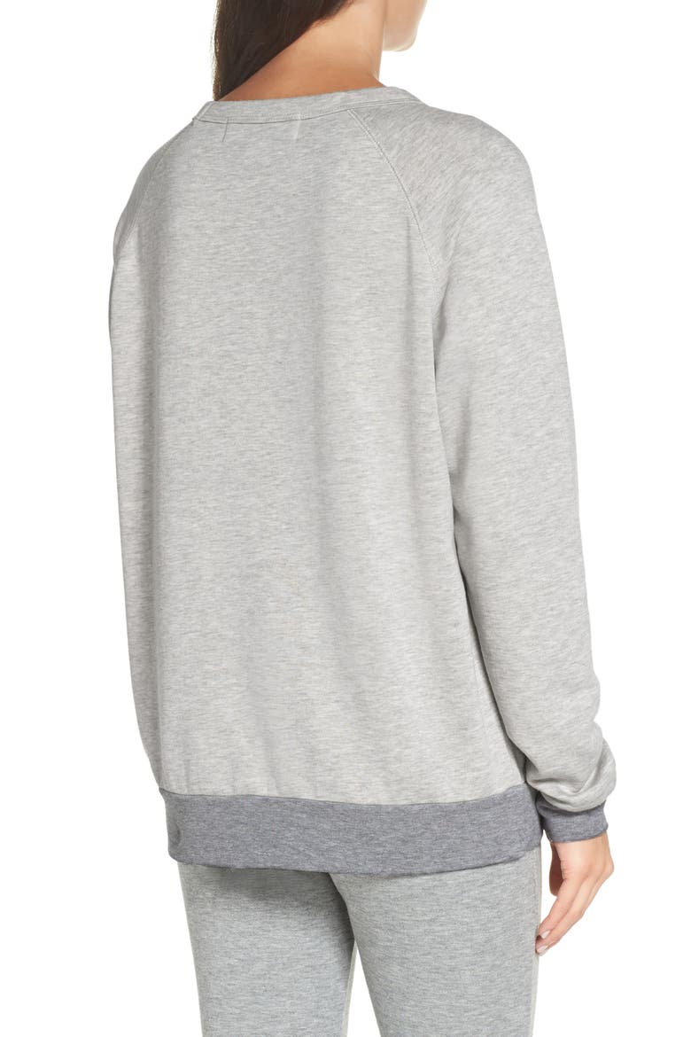 Airplane Mode Cozy Lounge Sweatshirt, Alternate, color, PEBBLE HEATHER