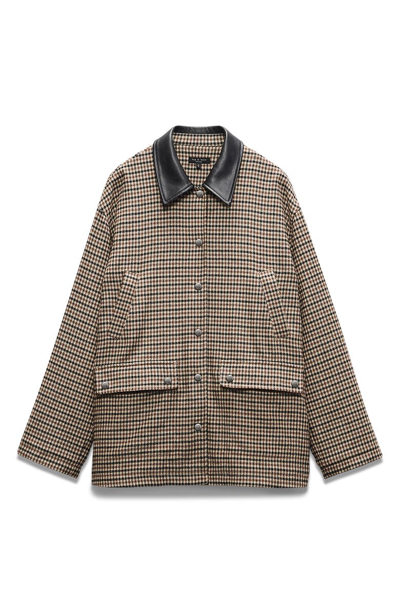 rag & bone Cassidy Houndstooth Jacket, Alternate, color, 