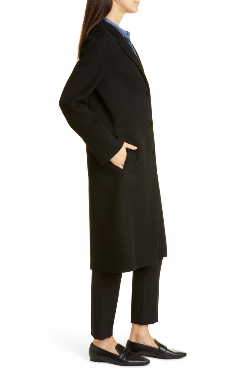 Theory Classic Wool & Cashmere Coat, Alternate, color, 