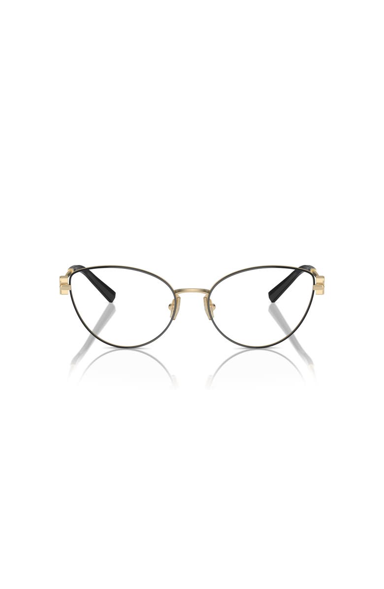 Tiffany & Co. 54mm Cat Eye optical glasses, Alternate, color, Black
