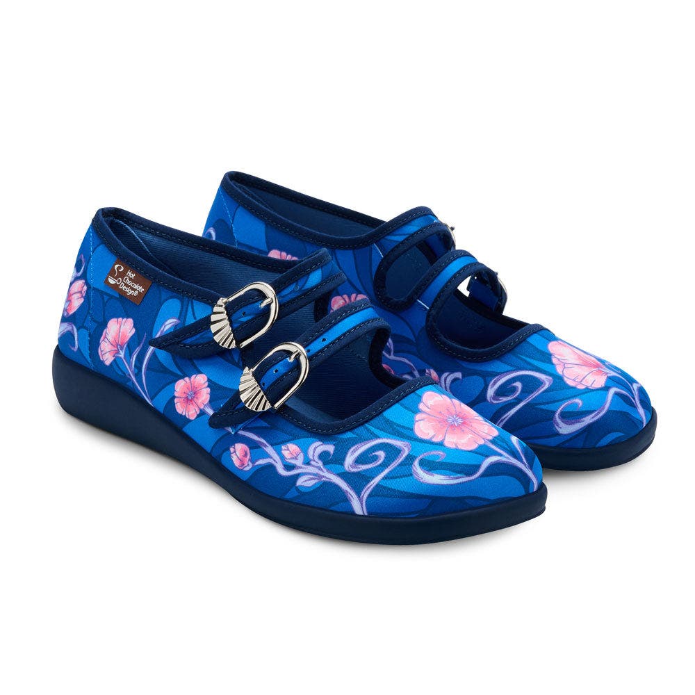 Hot Chocolate Design Moonlight Women's Mary Jane Flats, Alternate, color, Moonlight