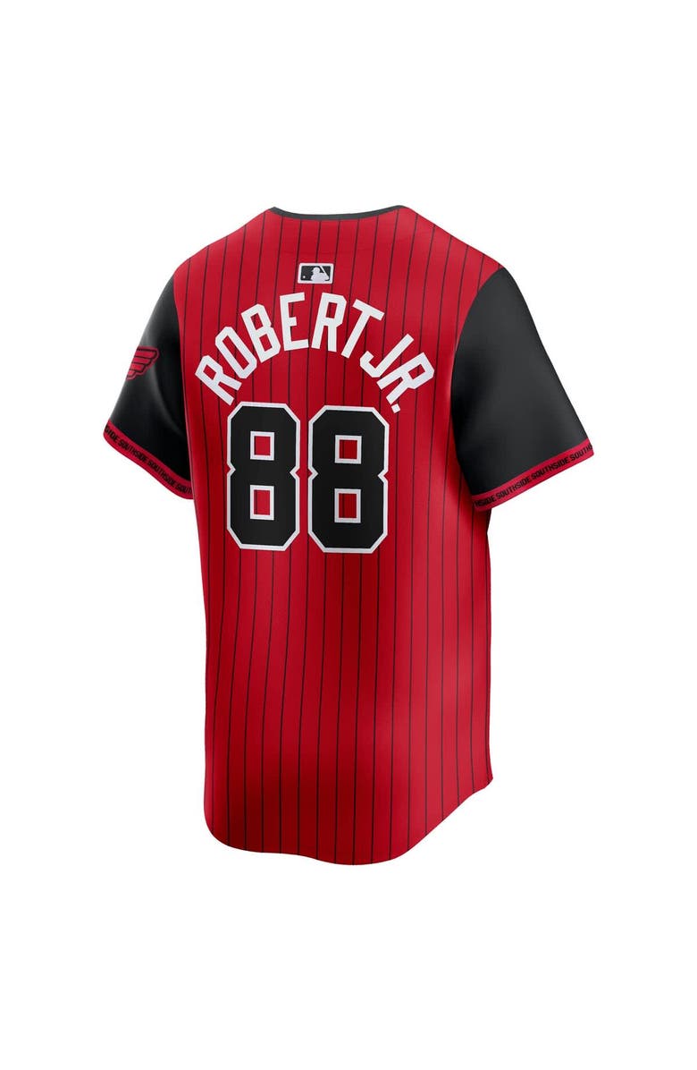 Nike Men's Nike Luis Robert Jr. Red/Black Chicago White Sox 2025 City Connect Limited Player Jersey, Alternate, color, Red