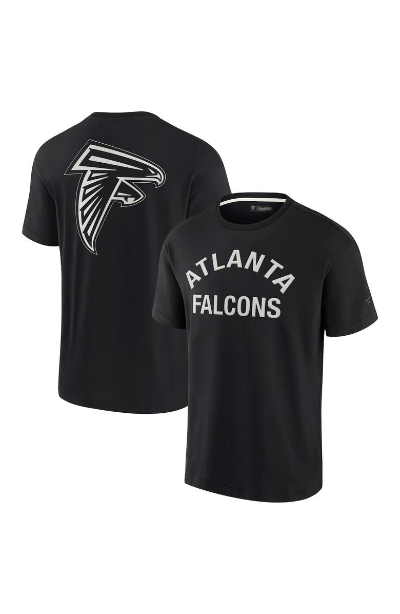 Fanatics Signature Unisex Fanatics Signature Black Atlanta Falcons Elements Super Soft Short Sleeve T-Shirt, Alternate, color, 