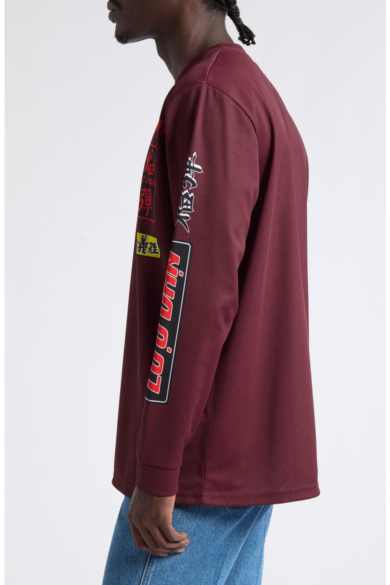 Oversize Long Sleeve Graphic T-Shirt, Alternate, color, DRIED BLOOD MOTOCROSS