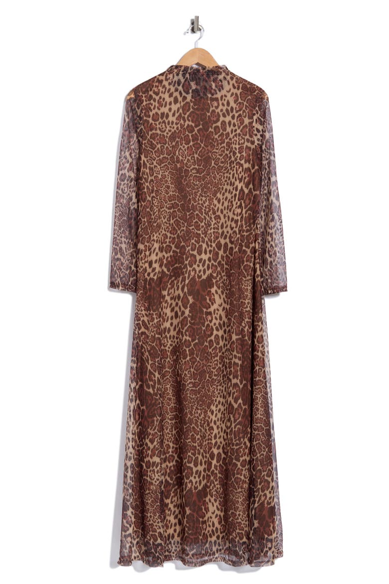 Leopard Jersey Dress, Main, color, LEOPARD