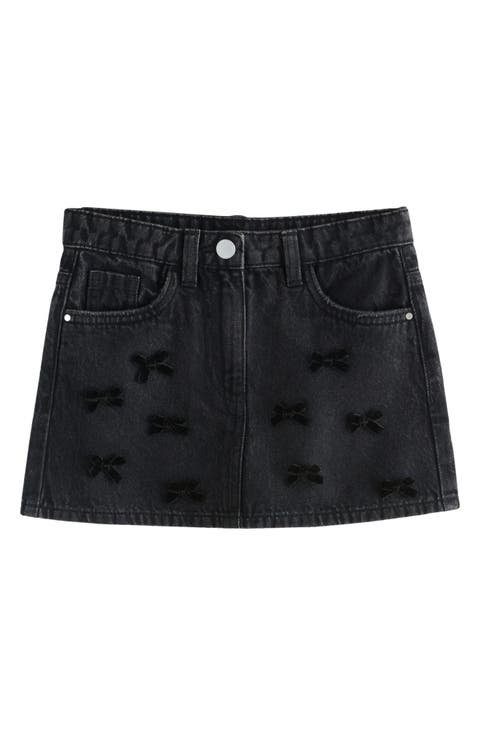 Kids' Bow Applique Miniskirt (Big Kid)