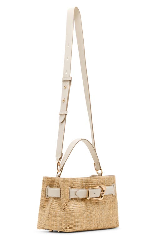 ANNE KLEIN ANNE KLEIN WOVEN STRAP TOP HANDLE SATCHEL 
