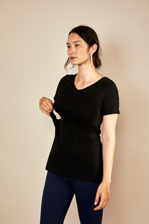The Bshirt Nursing V Neck T-shirt