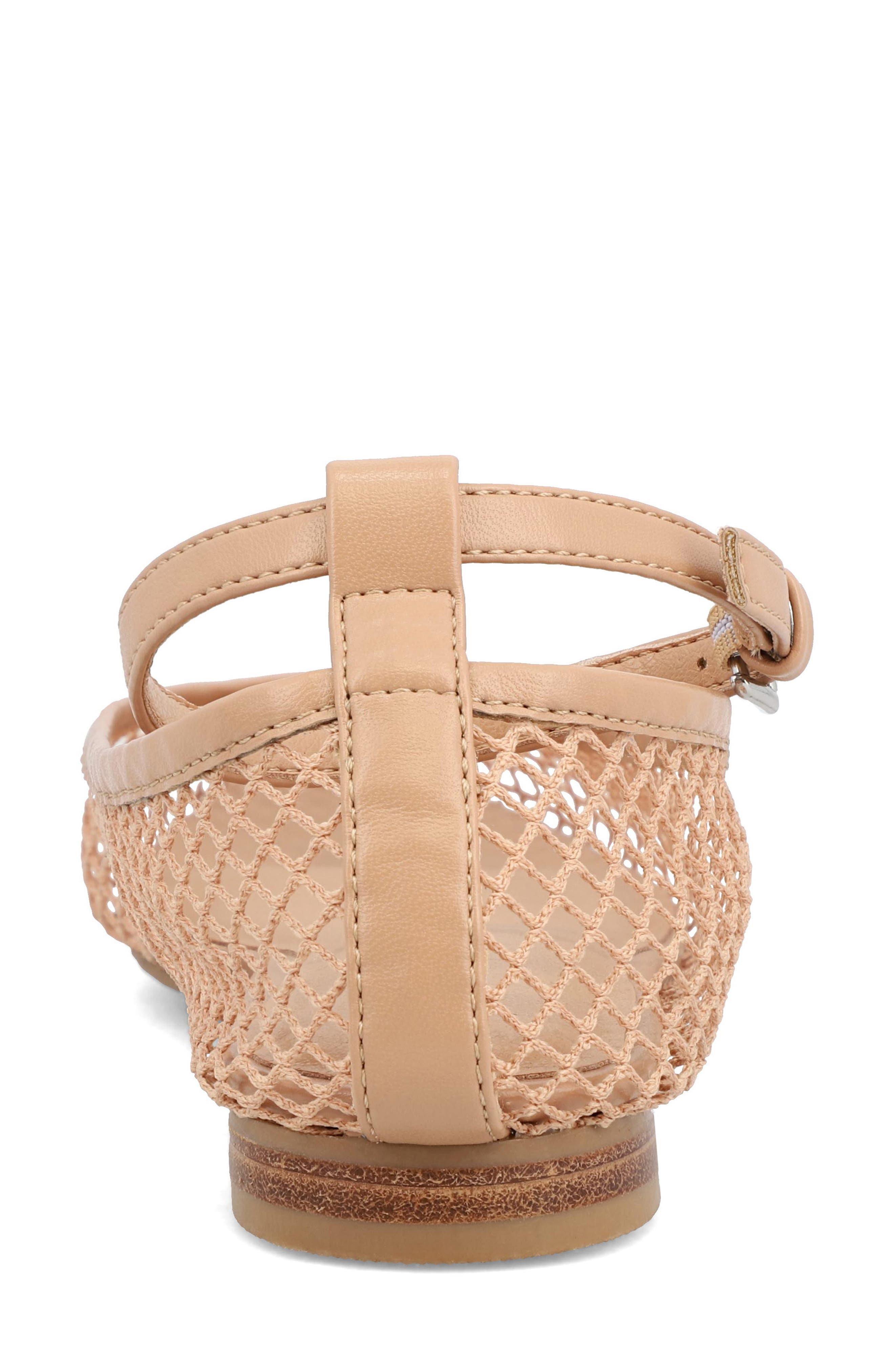 MIA Roz Ankle Strap Flat, Alternate, color, Beige