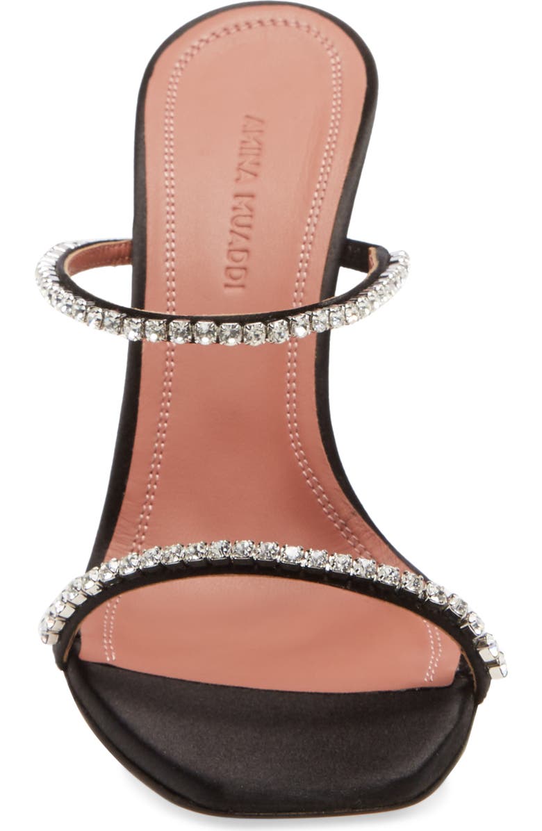 Amina Muaddi Gilda Crystal Strap Sandal, Alternate, color,