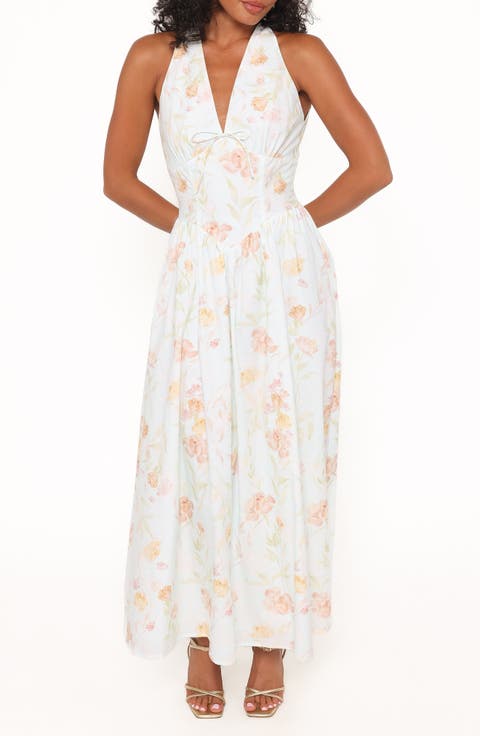 Myra Print Sleeveless Maxi Dress