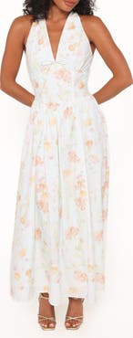 Petal & Pup Myra Print Sleeveless Maxi Dress
