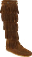Minnetonka Five Layer Fringe Boot