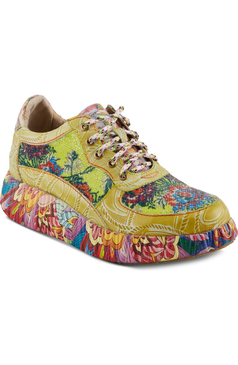 L'Artiste by Spring Step Caffey Platform Sneaker, Main, color,
