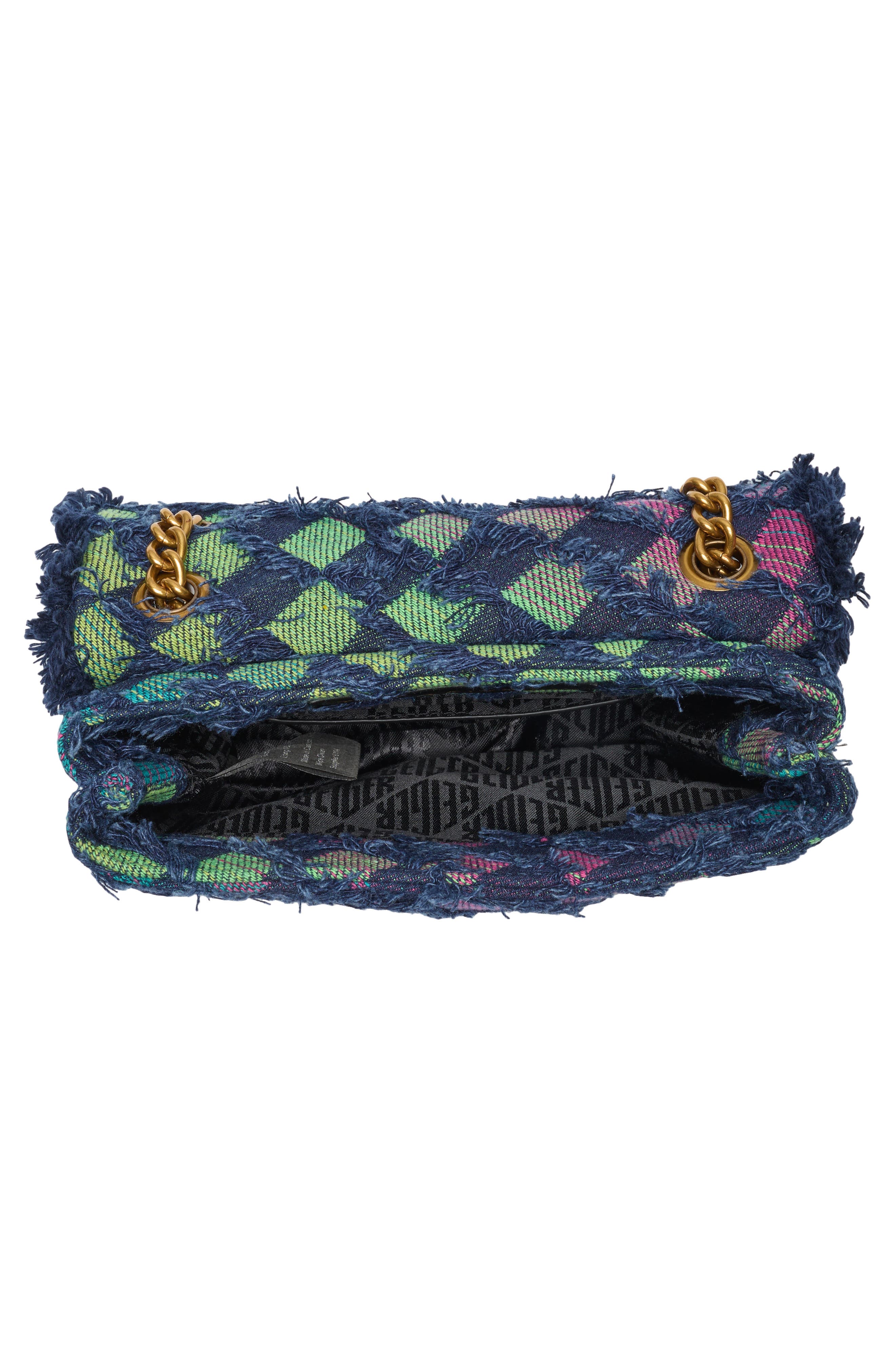 Kurt Geiger London Mini Brixton Shoulder Bag, Alternate, color, Open Blue