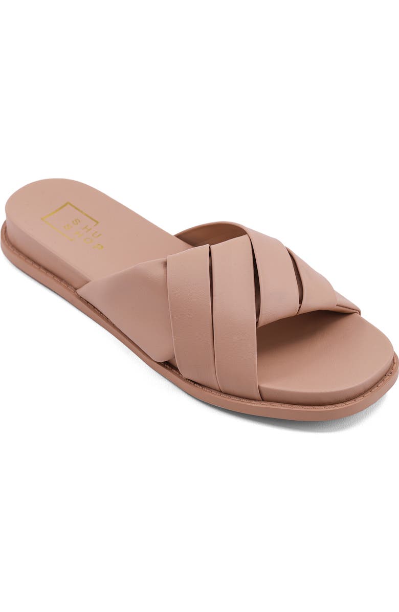 SHUSHOP Chelsea Slide Sandal, Main, color, Beige