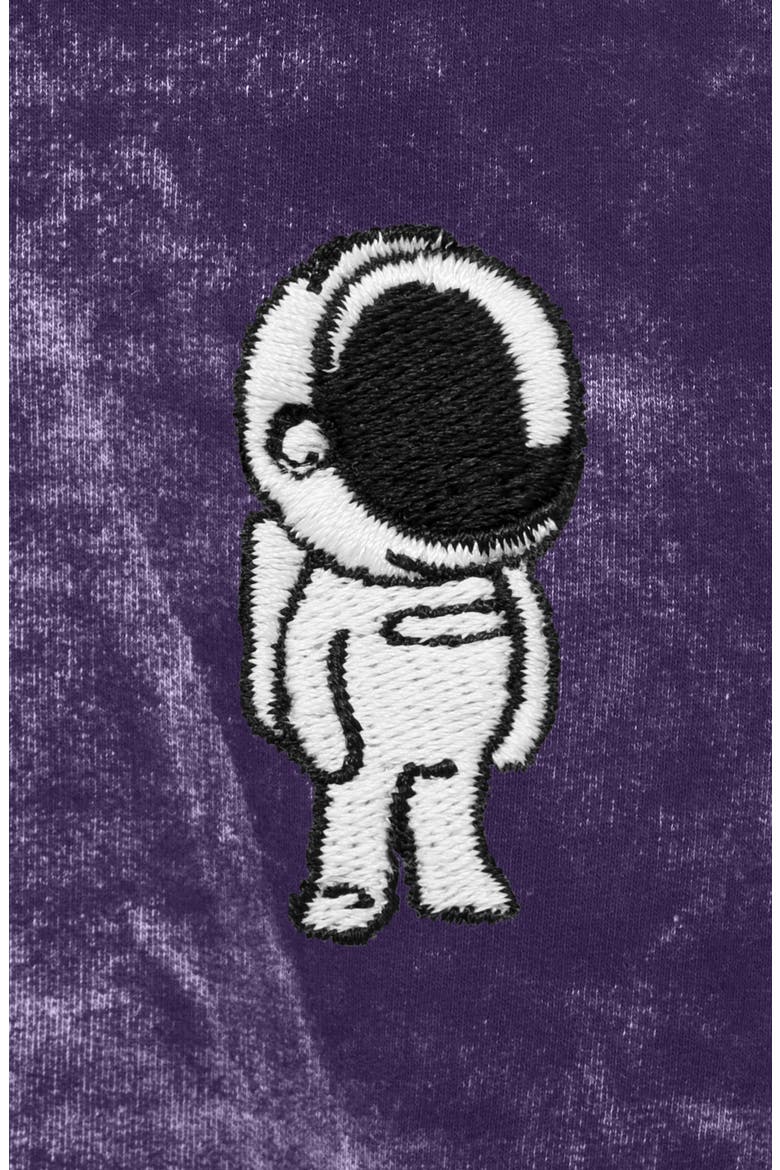 Astronaut  Midweight Mineral Washed Hoodie, Alternate, color, Purple