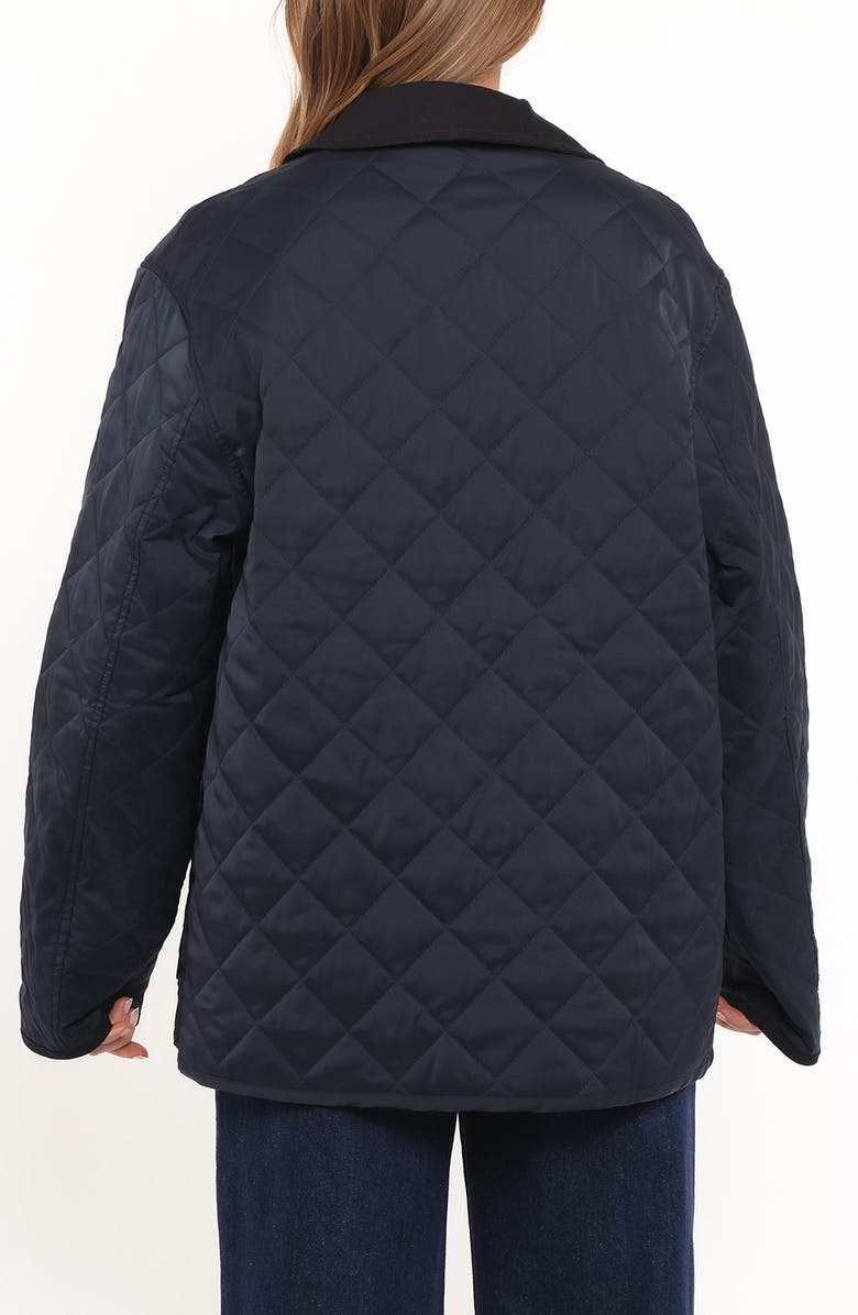 Petal & Pup Lynly Quilted Barn Jacket, Alternate, color, Navy