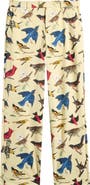 MALBON Birds of Georgia Print Magnolia Performance Pants