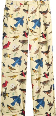 Malbon Golf Birds of Georgia Print Magnolia Performance Pants