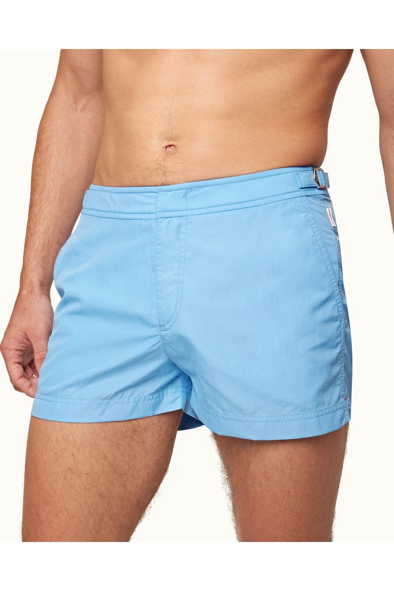 Springer Shortest-Length Swim Shorts, Alternate, color, RIVIERA II