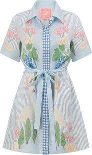 SMWR. By The Somewhere Co Swan Lake Mini Shirt Dress