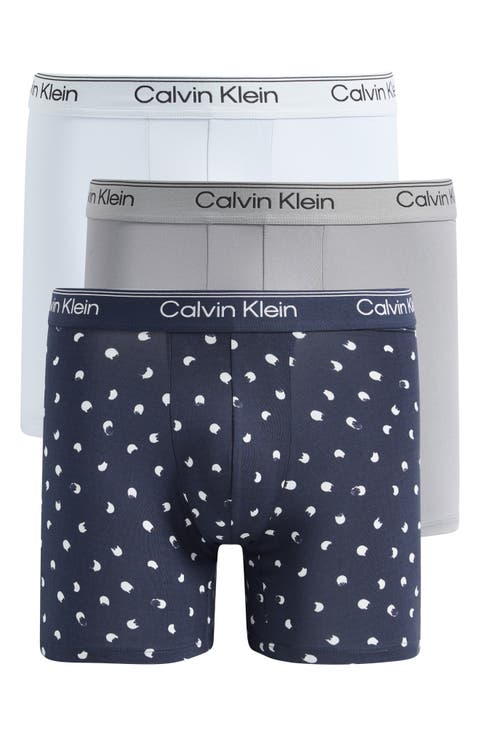 Assorted 3-Pack Microfiber Boxer Briefs