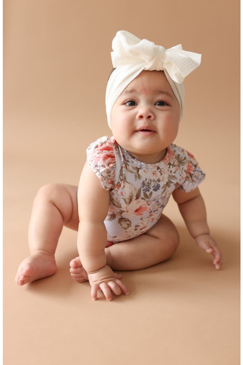 Joanne Assorted 3-Pack Ruffle Bodysuits, Alternate, color, BEIGE