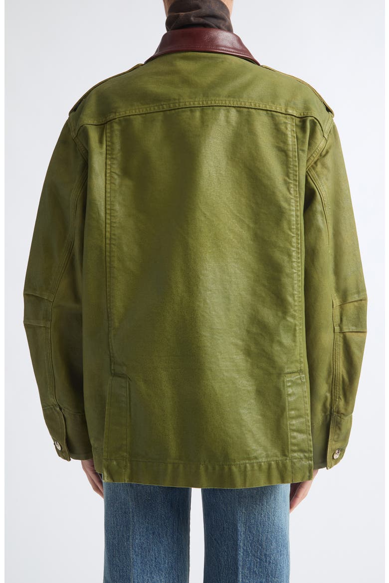 The Ettienne Regenerative Cotton Utility Jacket, Alternate, color, ARMY GREEN