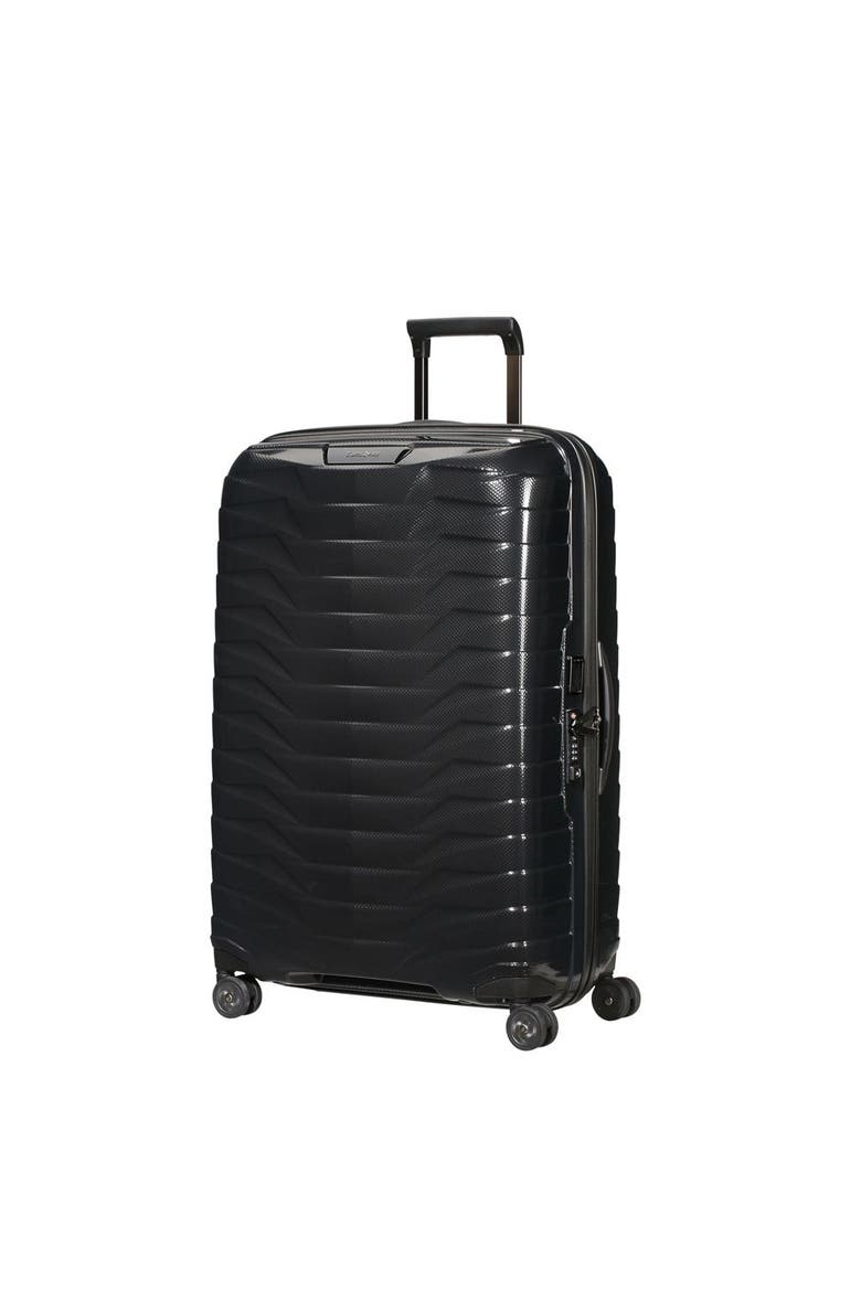 Proxis Hardside 29" Large Checked Spinner Luggage, Main, color, Black