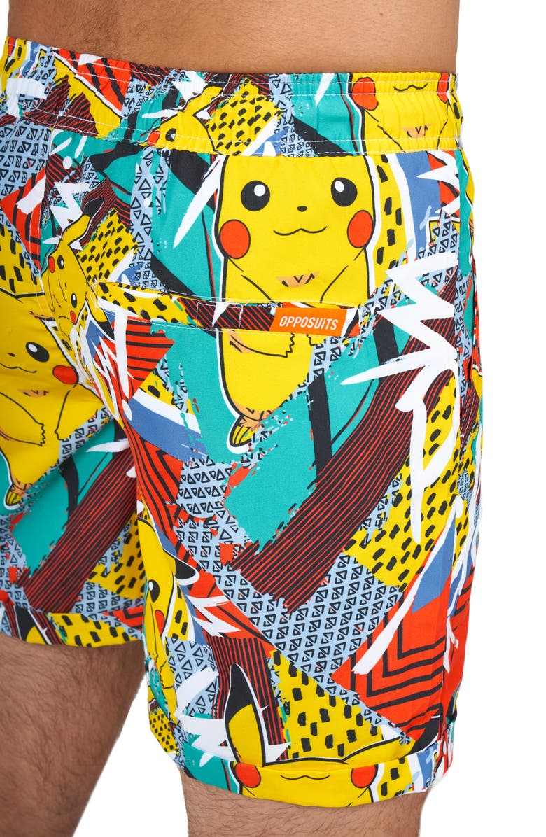 OppoSuits 2-Piece Pikachu Summer Set, Alternate, color, Yellow