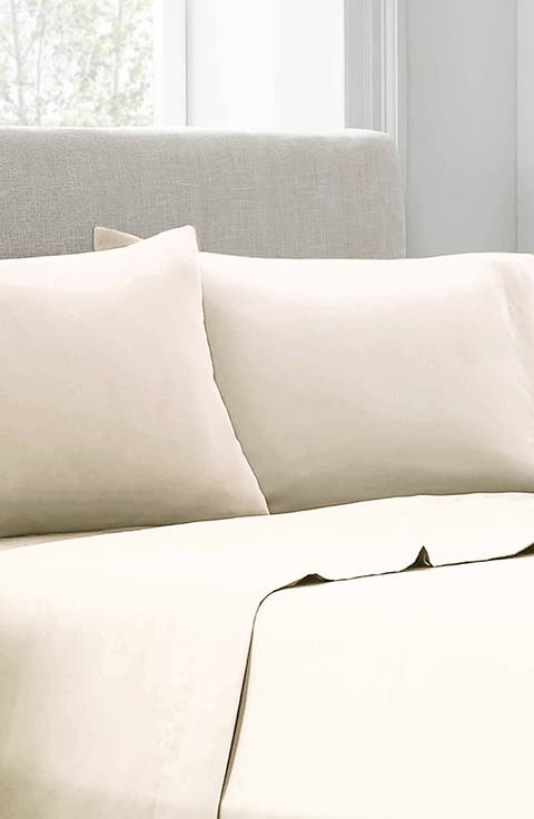 400 Thread Count Luxury Solid Sateen King Pillowcase - Set of 2