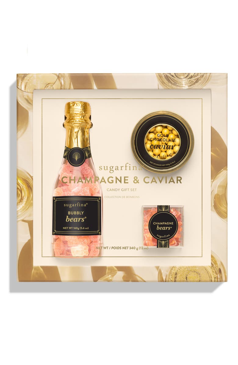 sugarfina Champagne
Caviar Candy Gift Set, Main, color, Gold/ Pink