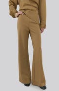 MANGO Flat Front Straight Leg Pants