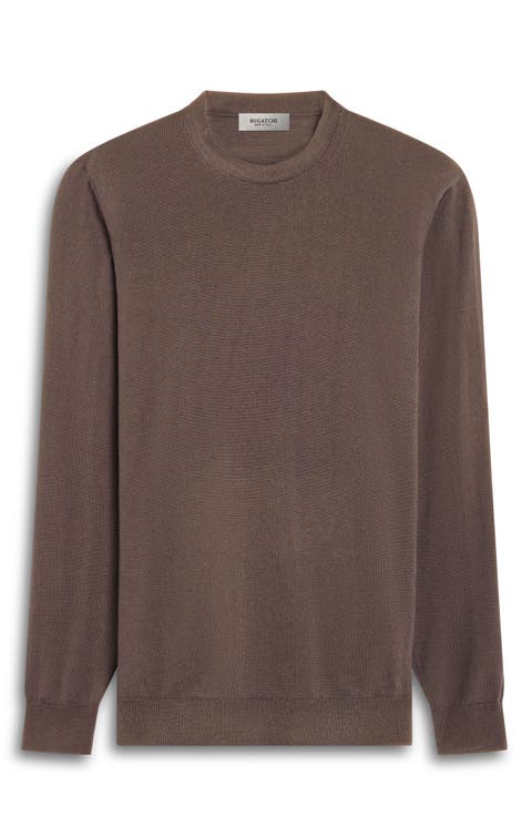 William Merino Wool Crewneck Sweater