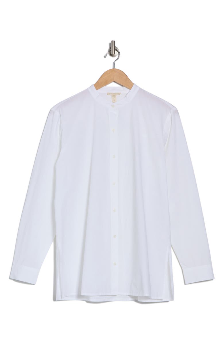 Eileen Fisher Organic Coton Shirt, Alternate, color, White