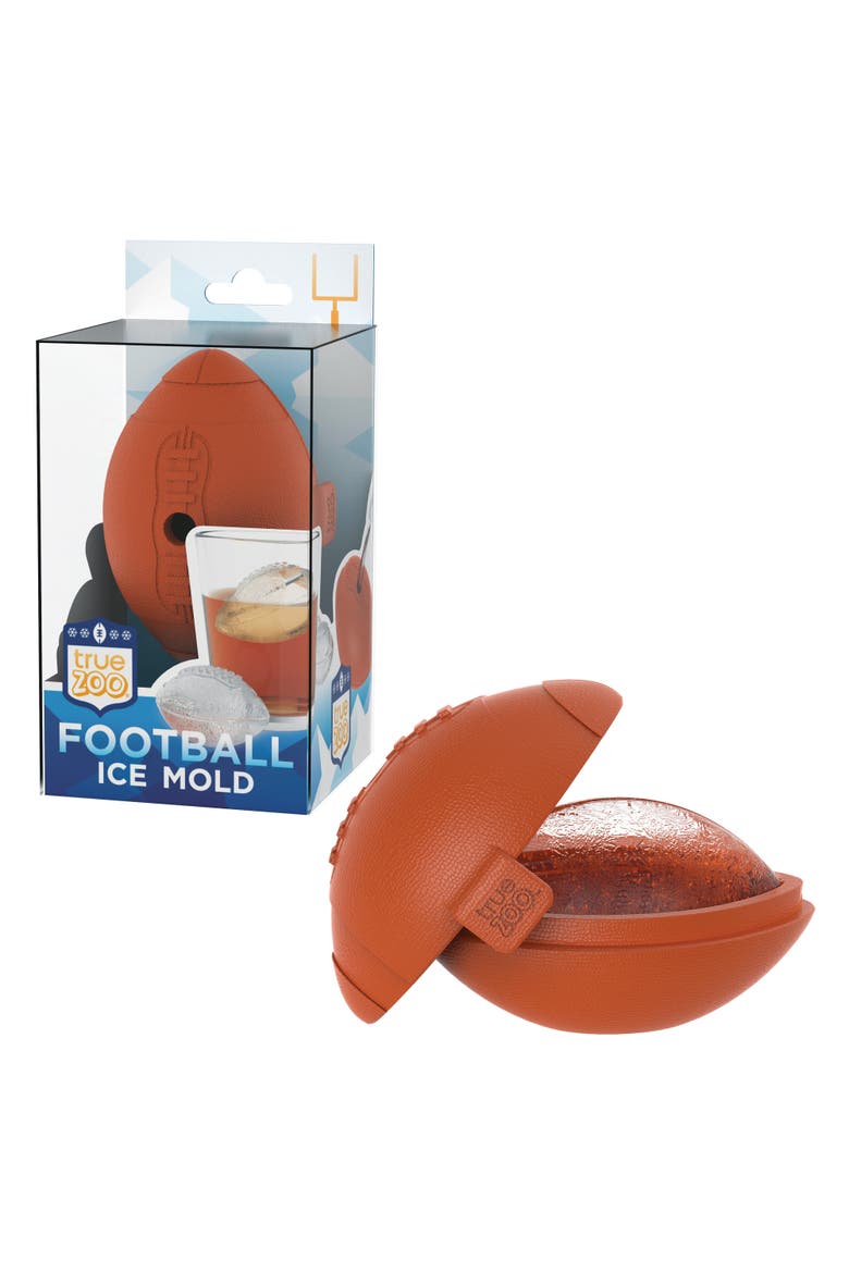 Football Silicone Ice Mold, Main, color, Brown