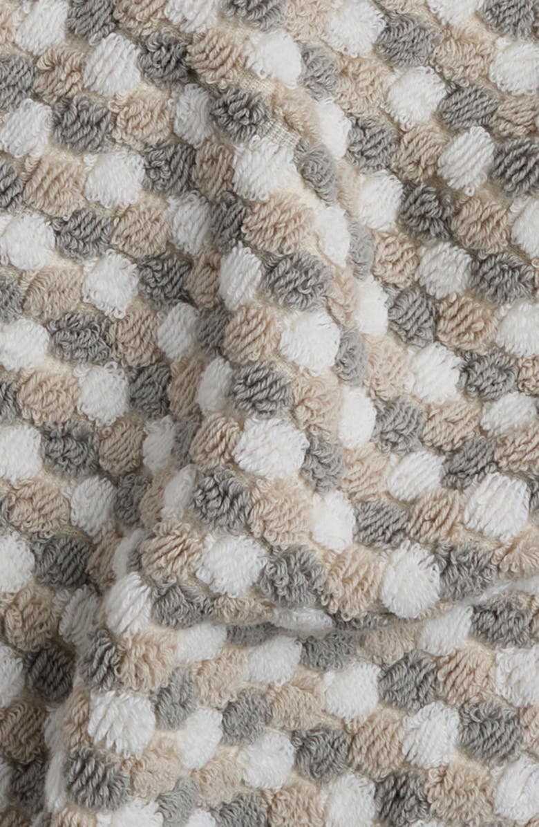 Parachute Mosaic Organic Cotton Towel, Alternate, color, Bone/White/Grey