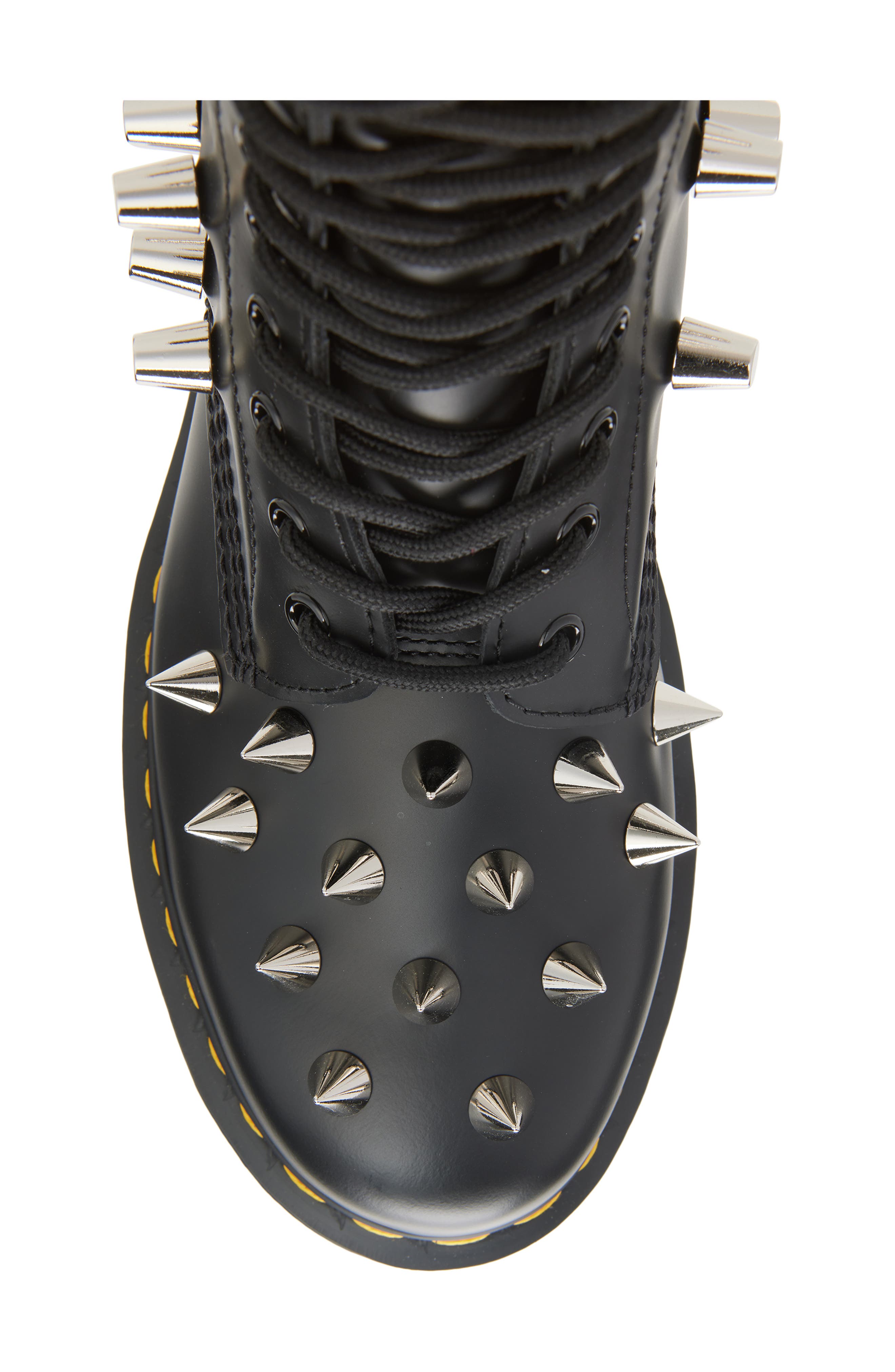Junya Watanabe x Dr. Martens Studded Boot, Alternate, color, Black